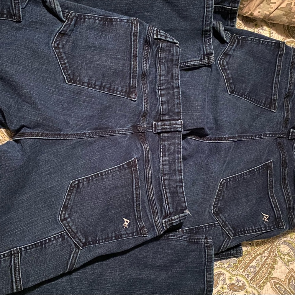 Relaxed Fit Dark Blue Jeans for women
